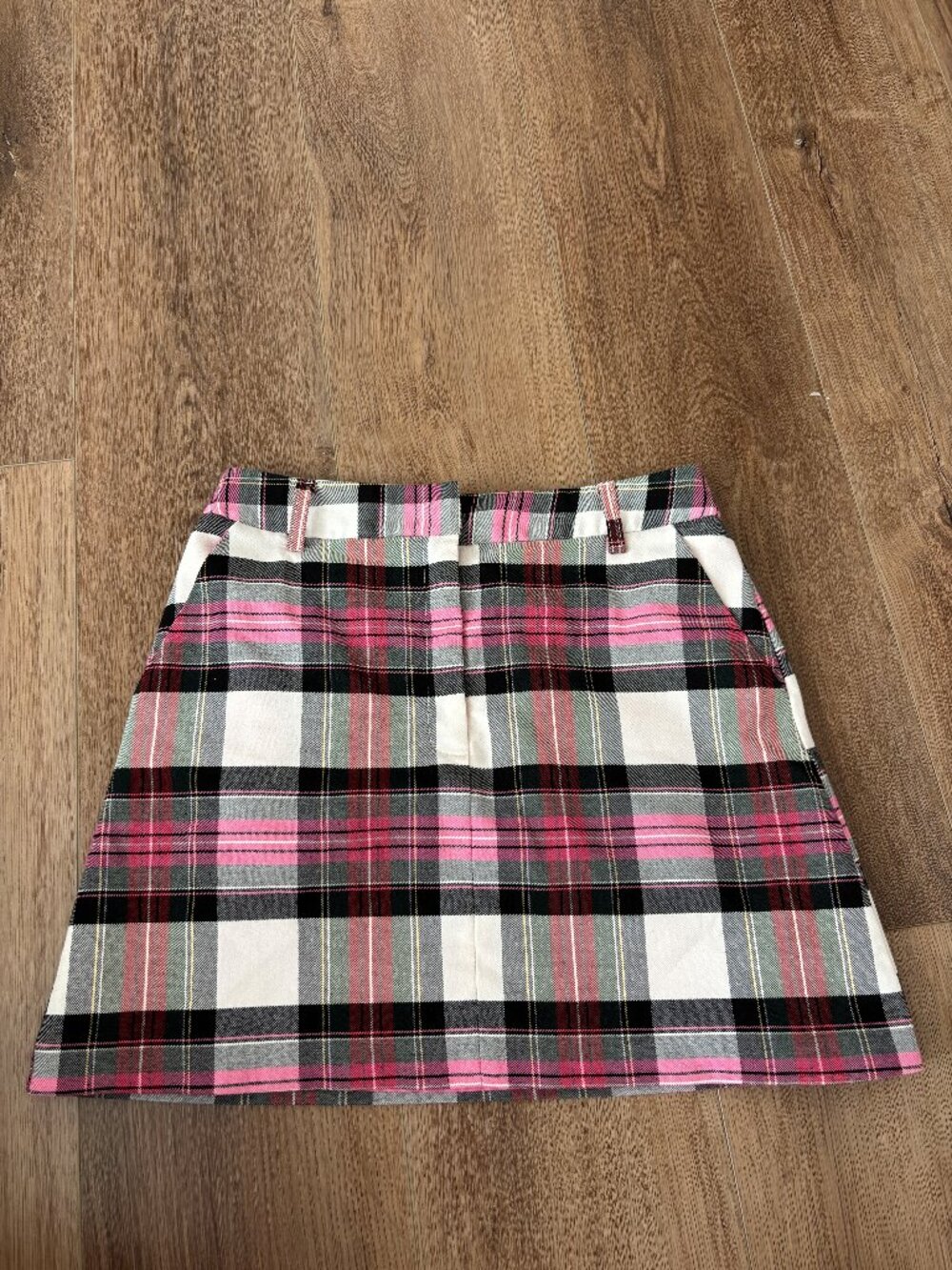 Topshop Pink Plaid Y2K Miniskirt - Size 4